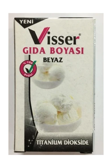 Visser Toz Gıda Boyası Beyaz G.b ürün görseli 1