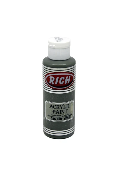Rich Akrilik Boya 120 Cc Küf Yeşili 216 ürün görseli 1