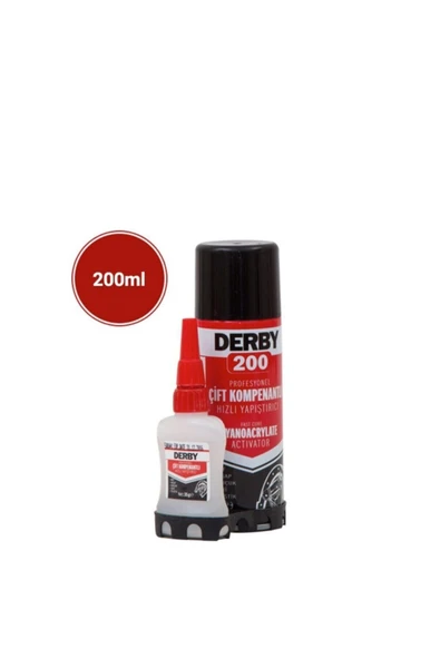 Derby Hızlı Yapıştırıcı 200 Ml+35 gr ürün görseli 1