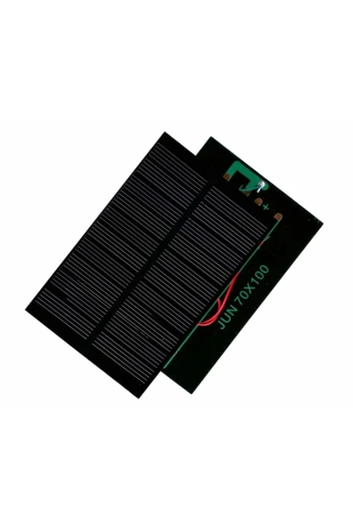 Emay Küçük Mini Güneş Paneli 7cmx10cm 6 Volt 0,15 Amper Ve - Uç Kablo ürün görseli 1