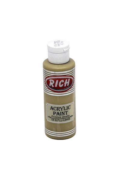 Rich Akrilik Boya 120 Cc Sütlü Kahve 129 ürün görseli 1