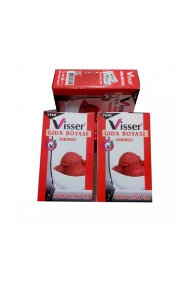 Visser Toz Gıda Boyası Kırmızı G.b ürün görseli 1