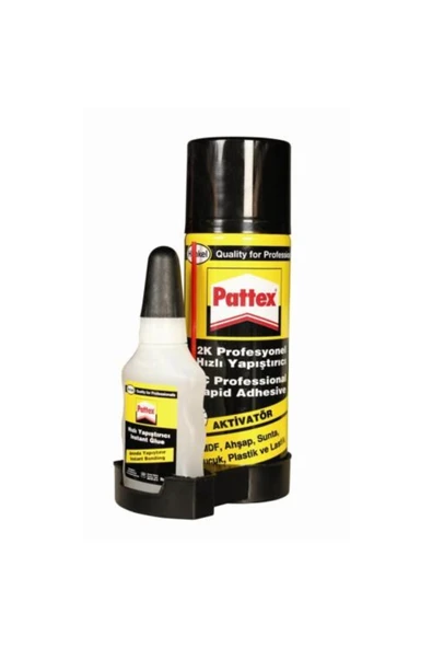 Pattex 2k Profesyonel Hızlı Yapıştırıcı 200 ml Aerosol 50 ml Şişe ürün görseli 1