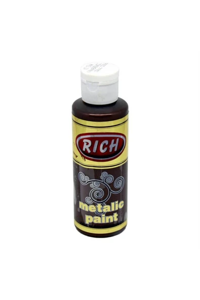 Rich Metalik Akrilik Boya 120cc. N:865 Antik Çikolata ürün görseli 1