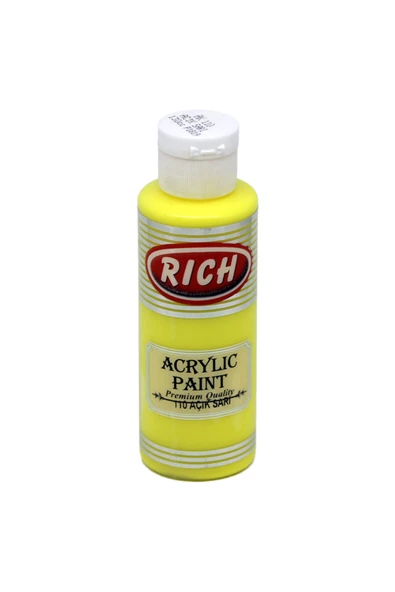 Rich Açık Sarı Akrilik Boya 120 Cc Kr-120-110 ürün görseli 1