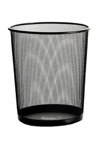 Ofica 26x22x28 cm Çöp Kovası Metal Perforeli Yuvarlak Siyah Fts-30s Fx ürün görseli 1