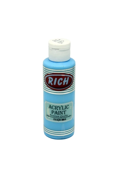 Rich Akrilik Boya 174 Açık Mavi 120 Cc ürün görseli 1