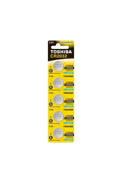 Toshiba Cr 2032 Lıthıum 5 Li Pil ürün görseli 1