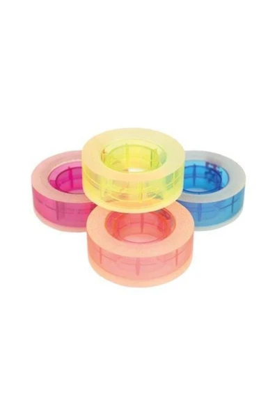 Globox 18 mm x 25 Metre Renkli Bant 4 Renk (6522) ürün görseli 1