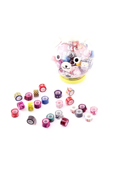 Nani Toys 100'lü Renkli Bant Kova Paketi /deba ürün görseli 1