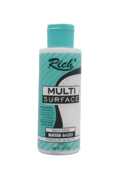 Rich Multisurface Antik Beyaz Akrilik Boya 120 Cc ürün görseli 1