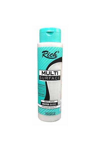 Rich Multi Surface Her Yüzey İçin Akrilik Boya 500cc - Country Gri 2308 ürün görseli 1