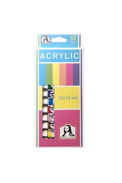 Südor Monalisa Akrilik Boya 12 * (12 Ml )- Tüp ürün görseli 1
