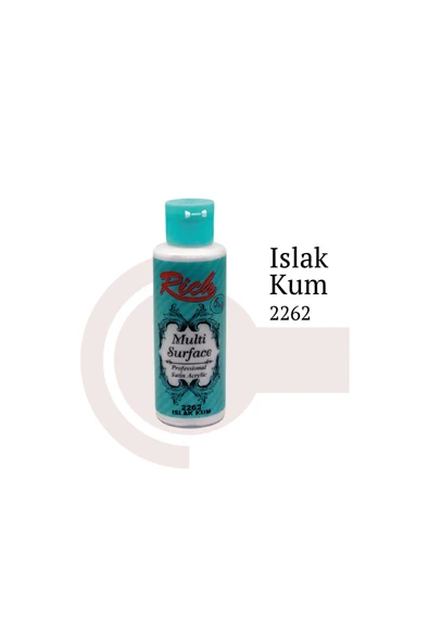 Rich Multi Surface Her Yüzey İçin Akrilik Boya 120 cc. - 2262 Islak Kum ürün görseli 1