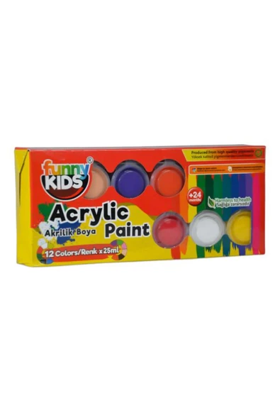 Rich Funny Kıds Akrilik 12x25 Sıralı Set 1550 ürün görseli 1