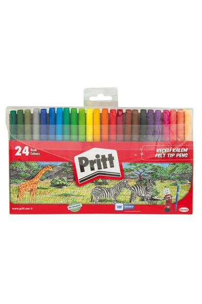 Pritt Keçeli Boya Kalemi 24 Renk ürün görseli 1