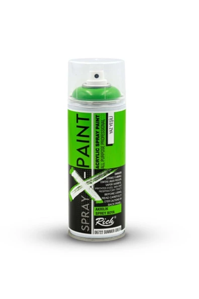 Rich Boya Spray X Paınt 400 Ml Yaz Yeşili ürün görseli 1