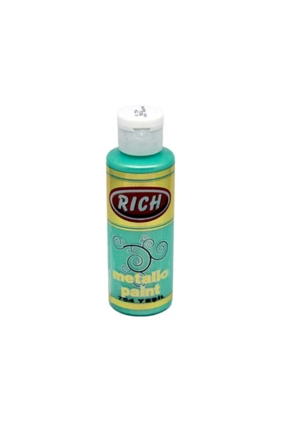 Rich Rıch Akrilik Boya Metalik Boya 120 Cc Yeşil 754 ürün görseli 1