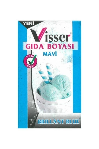 hobi24 Visser Toz Gıda Boyası 9 gram Mavi ürün görseli 1