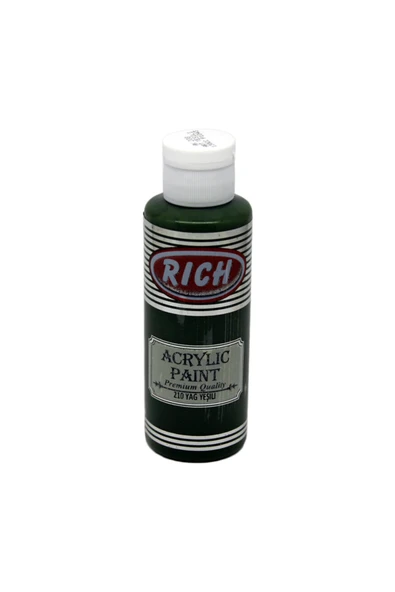 Rich Akrilik Boya 210 Yağ Yeşili 120 Cc ürün görseli 1