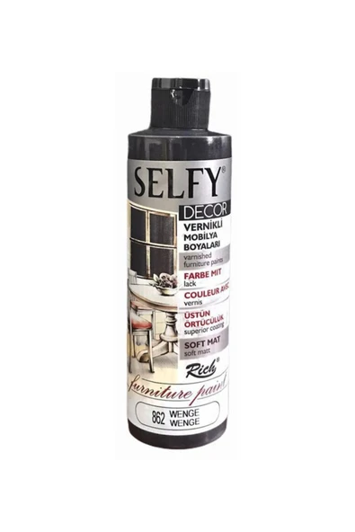 Rich Rıch Selfy Decor Akrilik Boya 862 Wenge 240 Cc ürün görseli 1