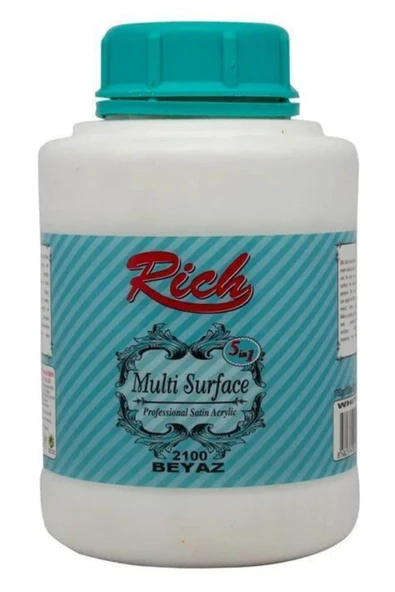 Rich Beyaz Multi Surface Akrilik Boya 1750 Gr ürün görseli 1