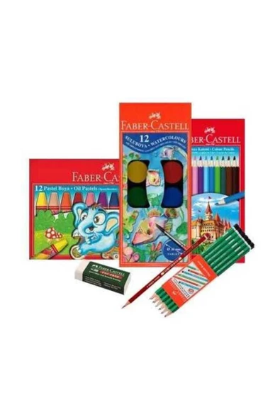 Faber Castell Okul Seti 17 Parça ürün görseli 1