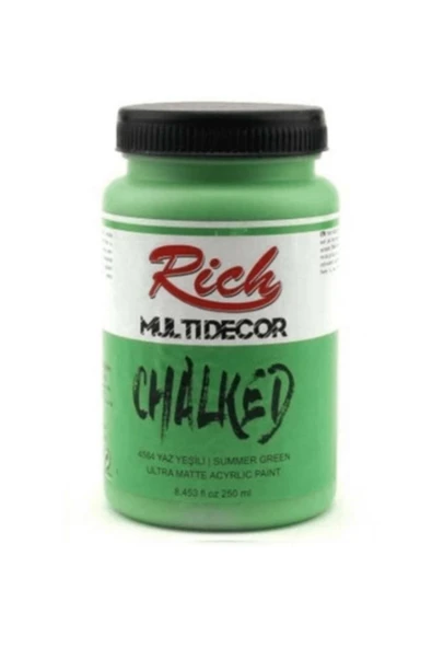 Rich Chalked Akr. Boya 250 Cc 4564 Yaz Yeşili ürün görseli 1