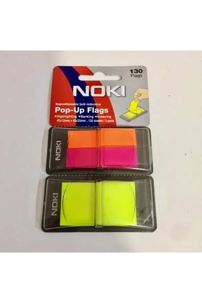 Noki Memo Pop-up 3 Renk 130 Yp.yapışkanlı Not Kağıdı ürün görseli 1