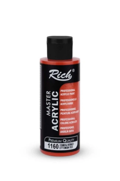 Rich Boya Master Akrilik 120 Cc Osmanlı Kırmızı ürün görseli 1