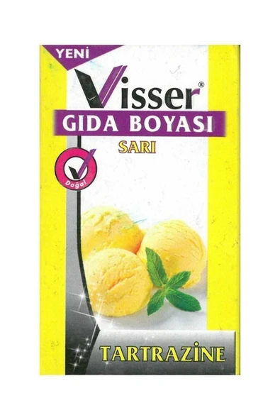 hobi24 Visser Toz Gıda Boyası 9 Gram - Sarı ürün görseli 1