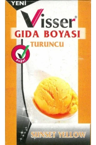 hobi24 Visser Toz Gıda Boyası Turuncu G.b ürün görseli 1