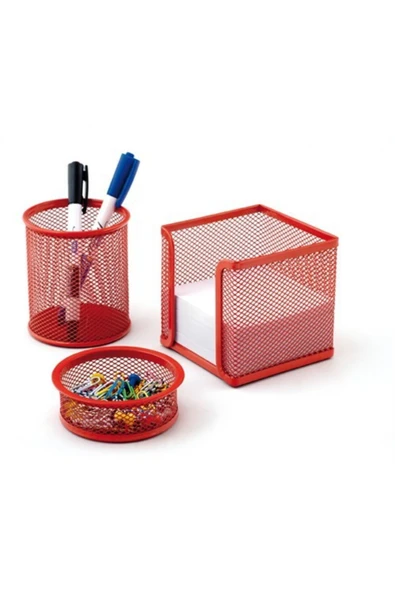 Mas Üçlü Set Kırmızı 505 - Resim 2