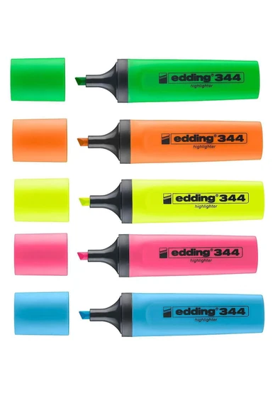 Edding 344 Fosforlu Kalem 5'Li Kutu 5 Renk ürün görseli 1