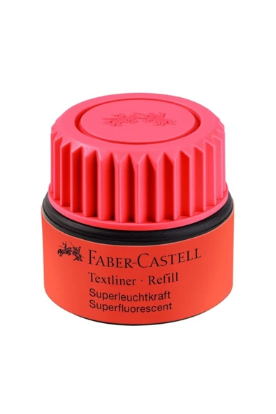 Faber Castell Faber Kırmızı Fosforlu Kalem Mürekkebi 5150154921 ürün görseli 1