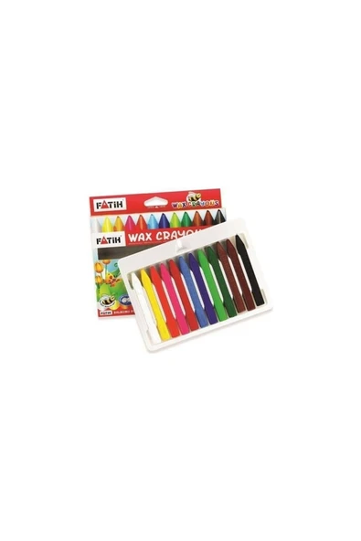 Fatih Mum Pastel Boya Wax Crayon Jumbo 12 Renk 50220 ürün görseli 1