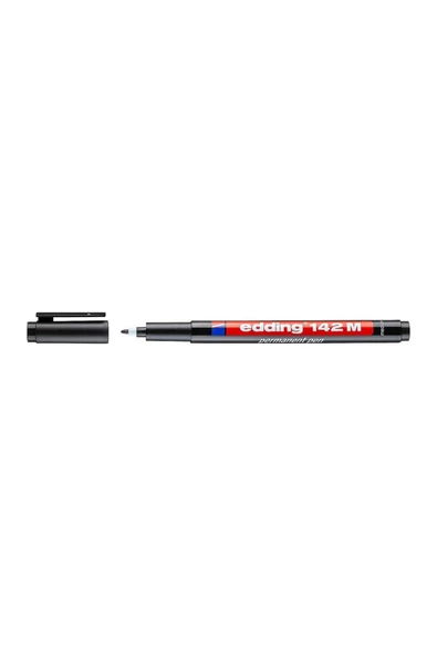 Edding EDDİNG/142M SİYAH ASETAT KALEMİ - Resim 2