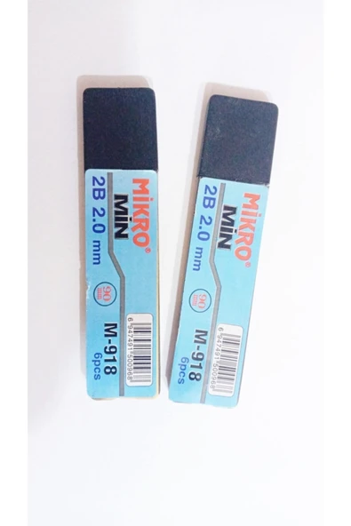 Mikro 2b 2.0mm Kalın Siyah Uç 2 Li Paket ürün görseli 1