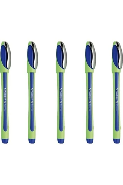 SCHNEIDER Mavi Ince Uçlu Keçeli Kalem Fineliner Xpress 0.8 Mm 5 li Paket ürün görseli 1