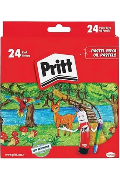 Pritt 24'Lü Pastel Boya - Karton Kutu - Resim 2