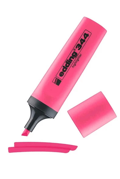 Edding Pembe Fosforlu Kalem E-344 ürün görseli 1