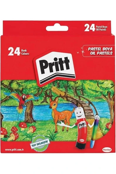 Pritt 24'Lü Pastel Boya - Karton Kutu ürün görseli 1