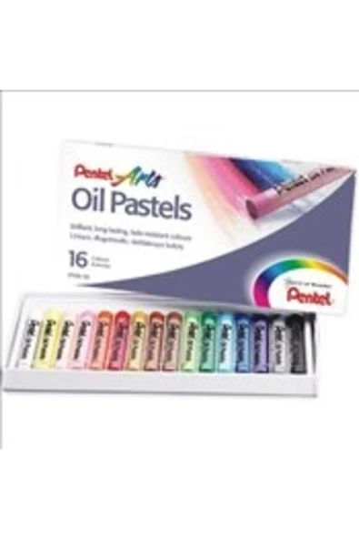 Pentel Arts Yağlı Pastel Boya - 16 Renk / Yphn16 ürün görseli 1