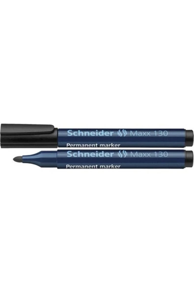 SCHNEIDER 130 Siyah Yuvarlak Uç Permanent Markör ürün görseli 1