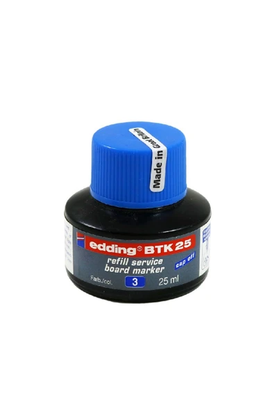 Edding Btk25 Mavi Mürekkep Dolum Şişe 25ml. tkm ürün görseli 1