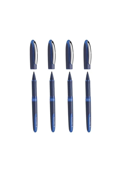 SCHNEIDER One Business 0,6 Mm Roller Imza Kalemi Mavi 4 Adet ürün görseli 1