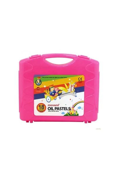Monami Pembe Renk Çantalı Pastel Boya ürün görseli 1