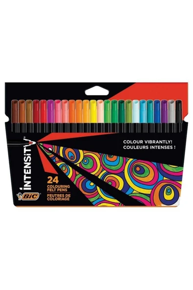 Bic Intensity 24 Renk Keçeli Kalem ürün görseli 1