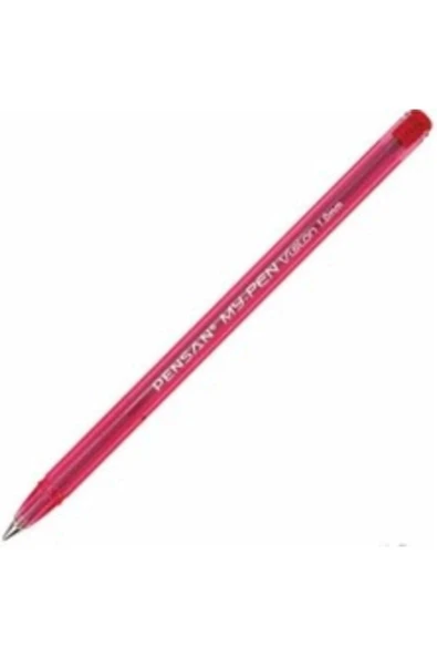 Pensan My-tech 0.7mm Tükenmez Kalem 25'li Kutu - Kırmızı ürün görseli 1