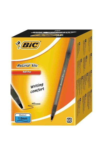 Bic Round Stıck Medıum Tükenmez Kalem Siyah ürün görseli 1